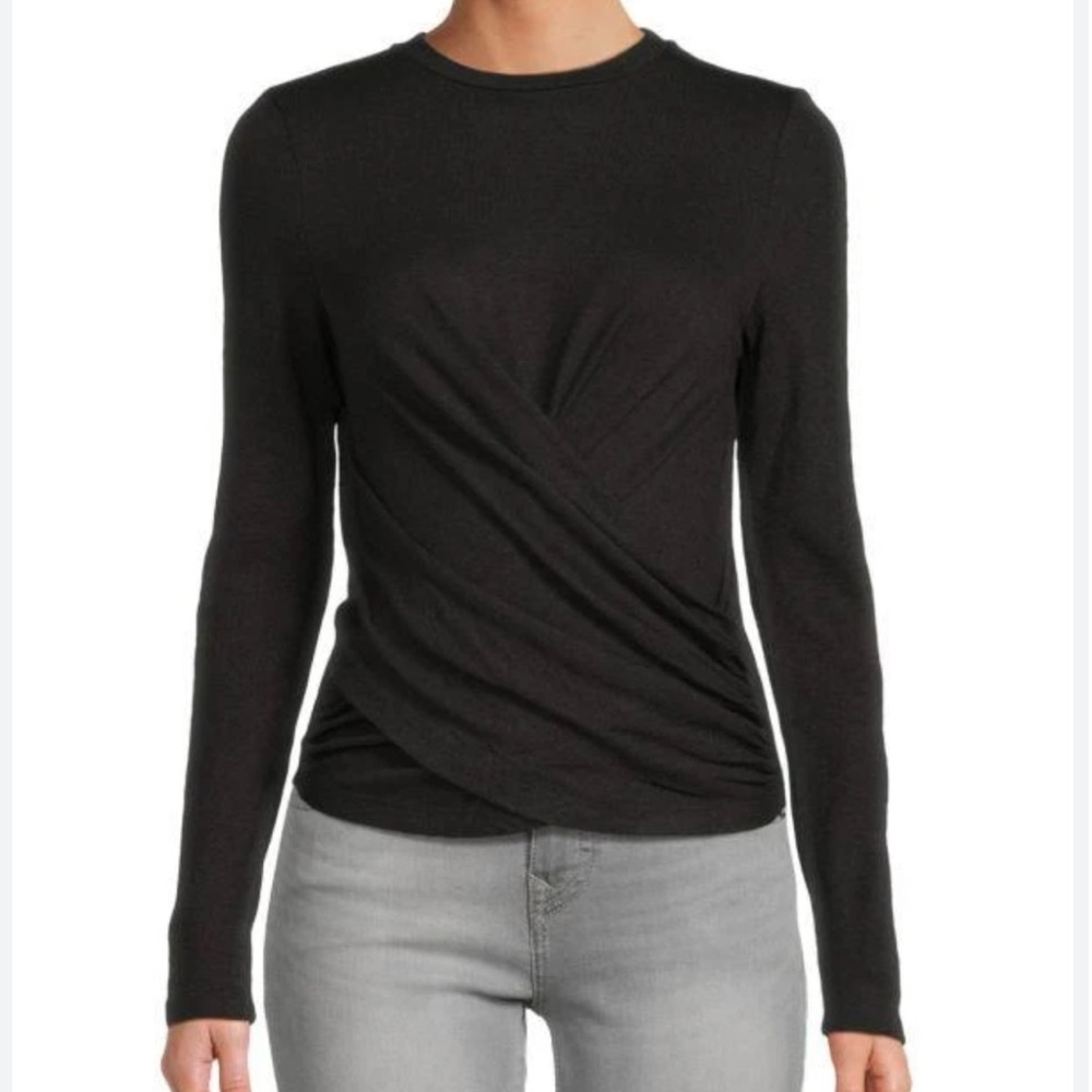 Joe's Jeans Classic Twisted Black Top